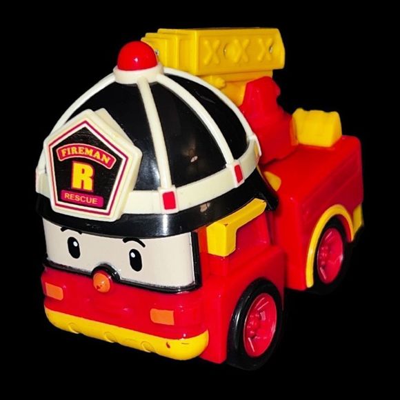 Roy Robocar Poli Transforming Robot, 4" Transformable Action Toy Figure Vehicle - Picture 2 of 5